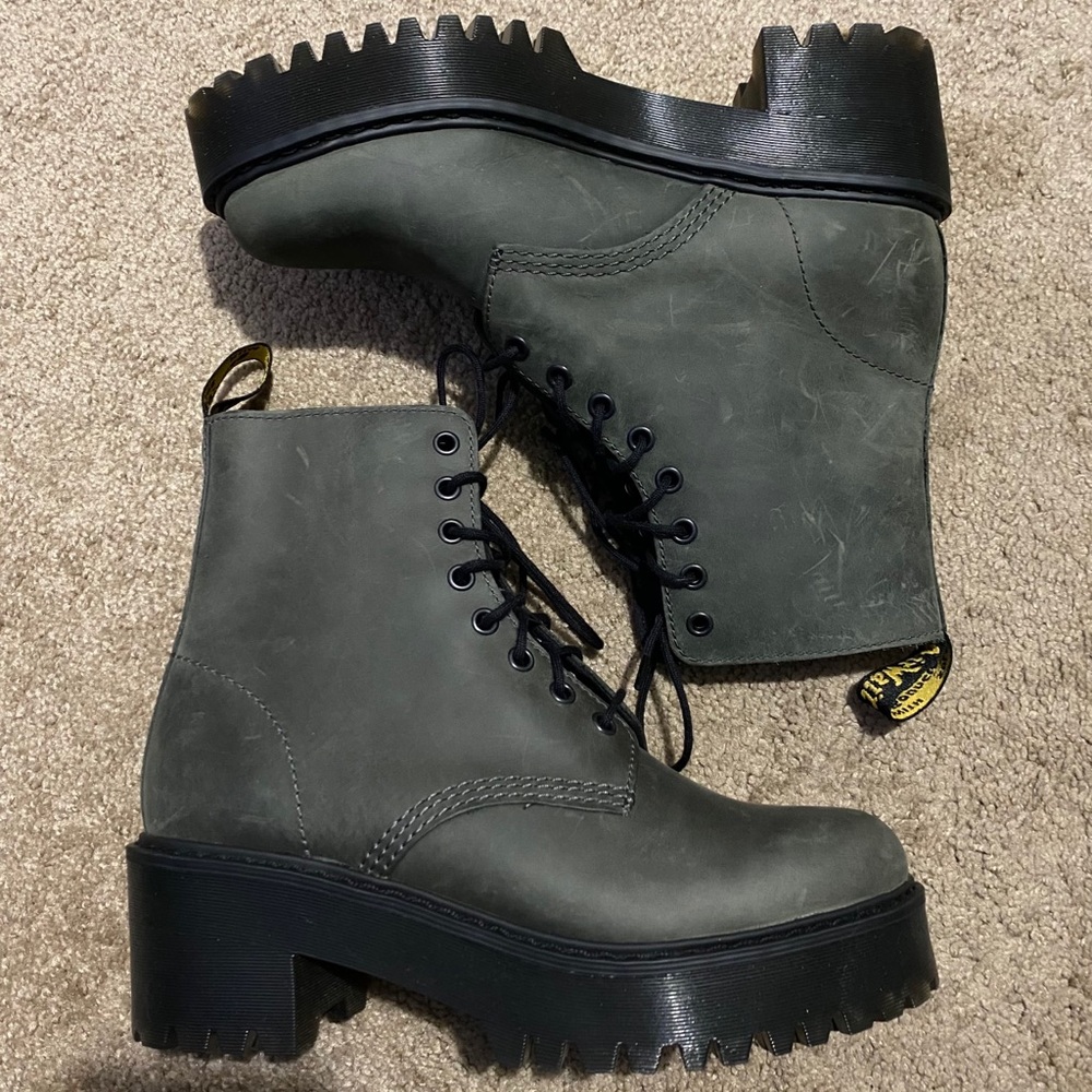Dr. Marten’s Shriver Leather Heeled Boots